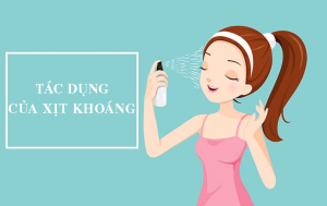 Xịt khoáng có tác dụng gì ?